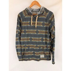 Howler Brothers Loggerhead Hoodie Mens Medium Aztec Performance Light Stretch